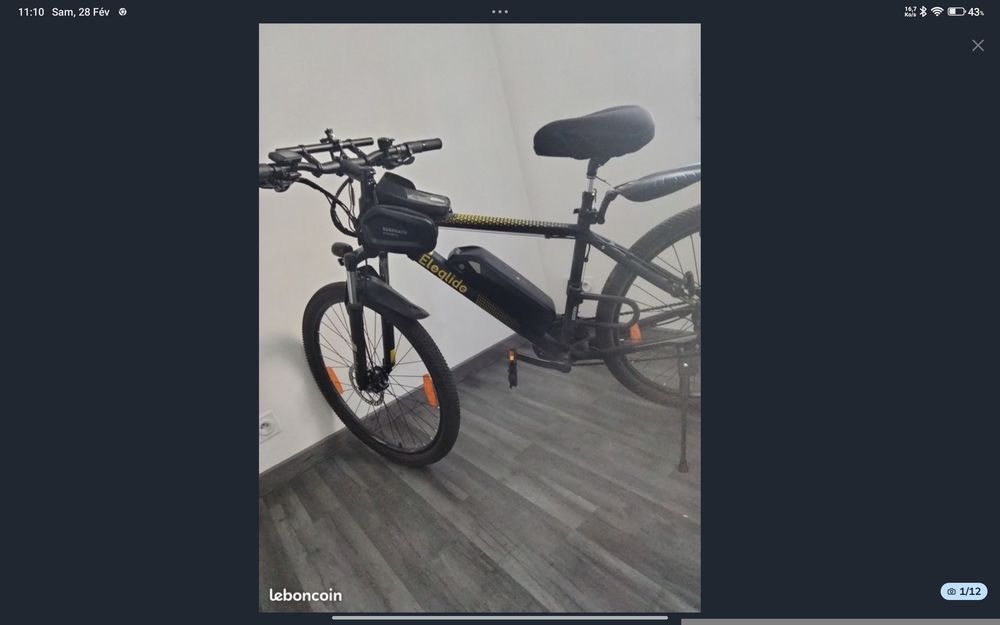 VTT �lectrique pour Homme et Femme avec Batterie Amovible 36 800 Matha (17)