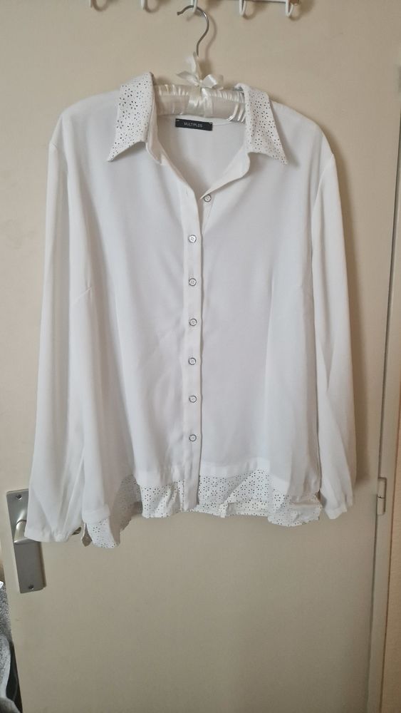 El�gant chemisier blanc marque multiples 10 Seynod (74)