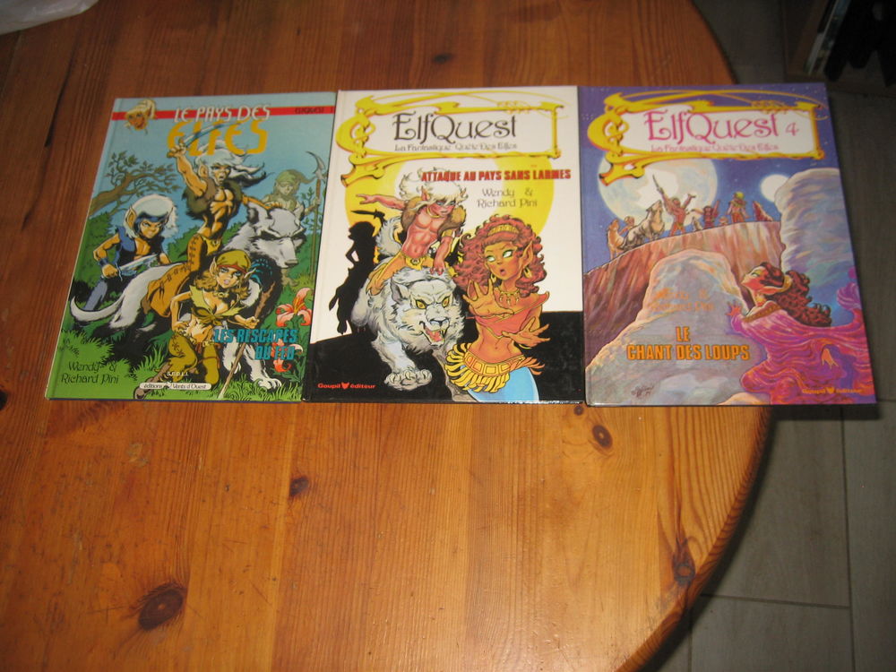 lot 3 bd ELFQUEST 1+2+4 GOUPIL / VENTS D'OUEST 35 C�zy (89)