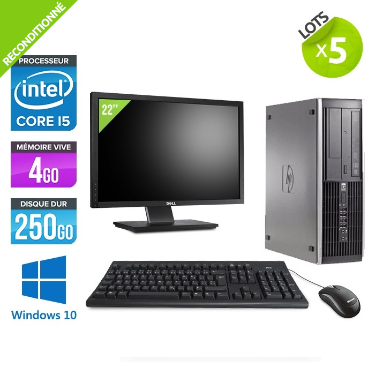 HP Elite 8200 SFF - Windows 10 + Ecrans 22  599 Saints (89)