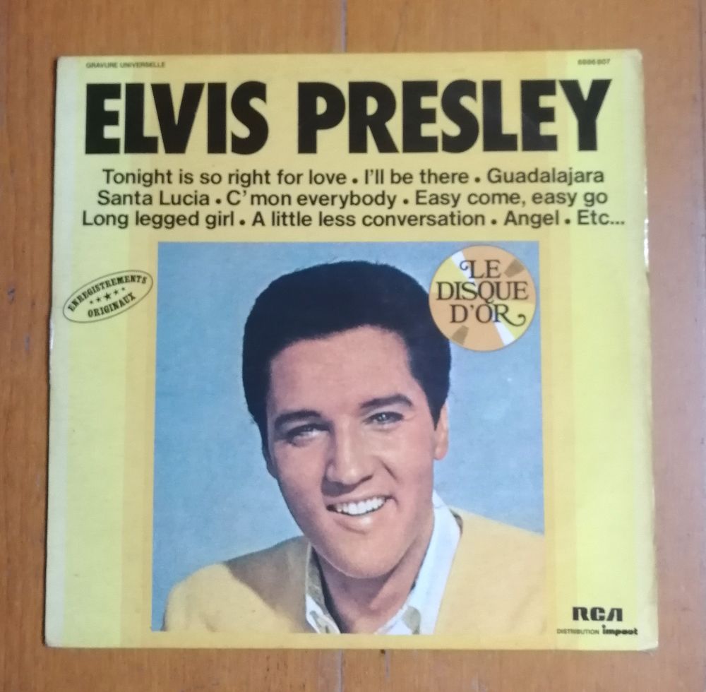 LP Elvis PRESLEY : Le disque d'Or - RCA 6886 807 - France 8 Argenteuil (95)