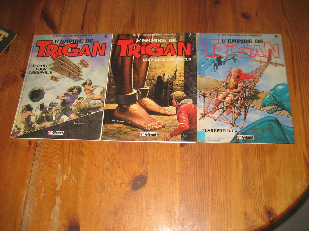 lot 3 bd L'EMPIRE DE TRIGAN 6+7+9 glenat 20 C�zy (89)