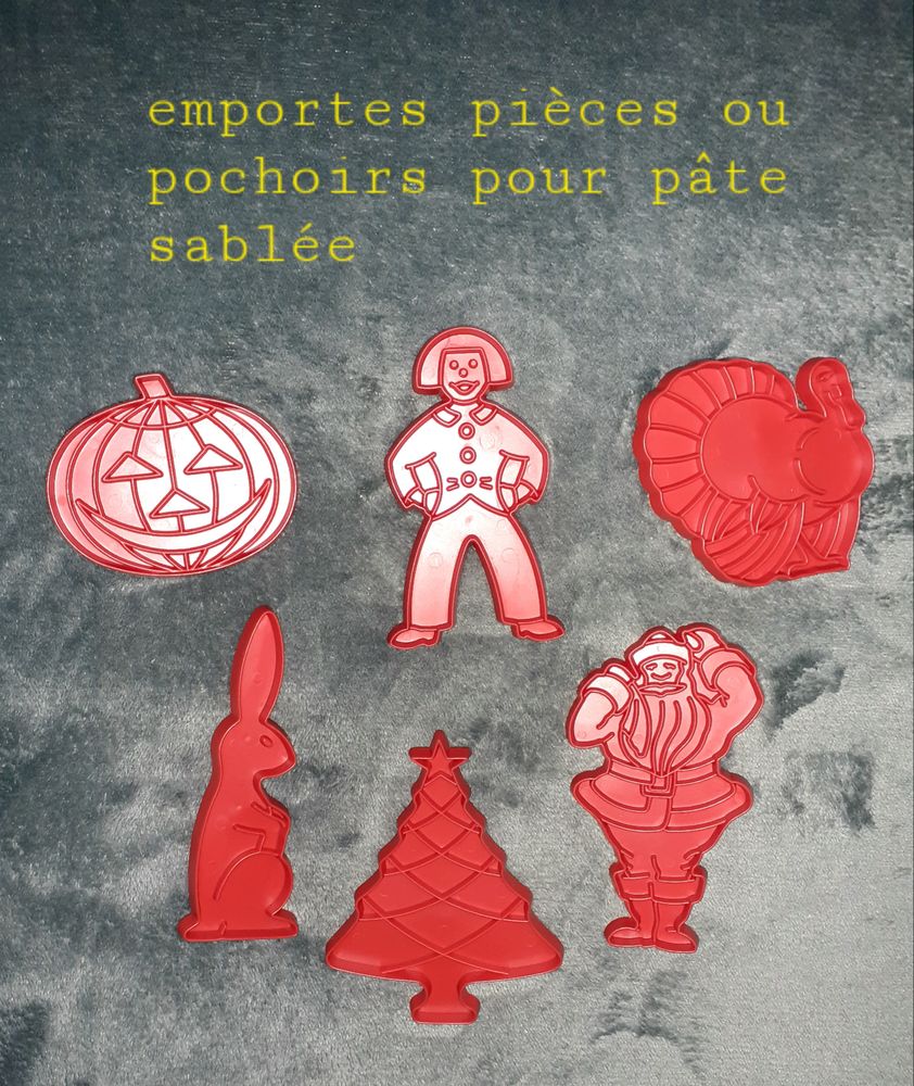 6 emportes pi�ces  ou d�coupoirs marque TUPPERWARE 20 Beauzelle (31)