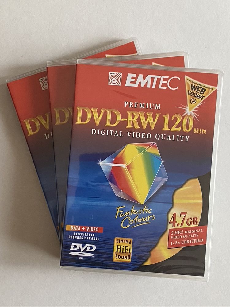 EMTEC premium DVD-RW 120 min 4.7 go _ Lot de 3 _ Format  Boi 12 Joué-lès-Tours (37)