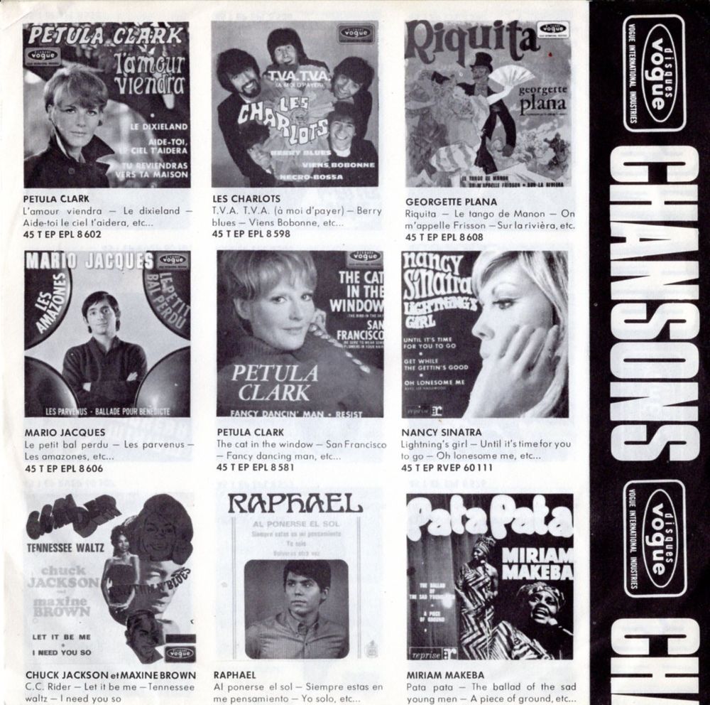 Encart VOGUE - d�pliant 4 feuillets - Ann�es 60 6 Argenteuil (95)