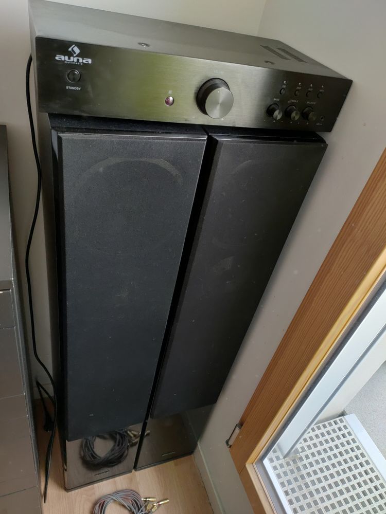 Enceinte + ampli auna 600 watt 150 Villejuif (94)