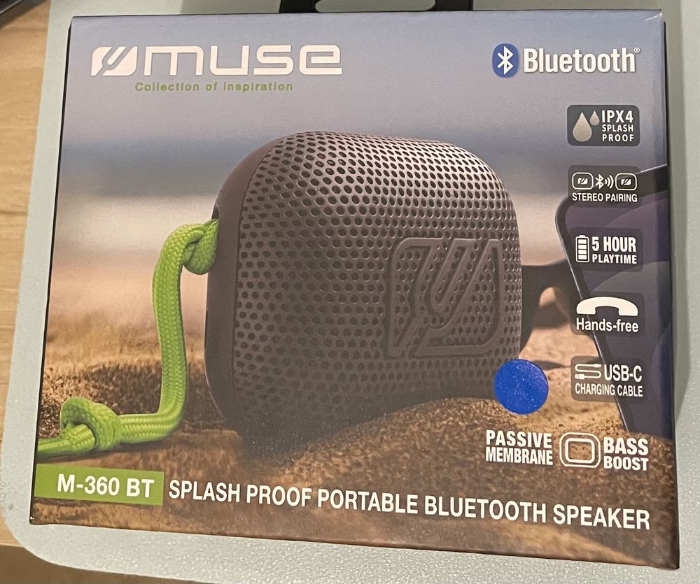 Enceinte portable sans fil Bluetooth Muse M-360 BT Noir 28 Chilly-Mazarin (91)