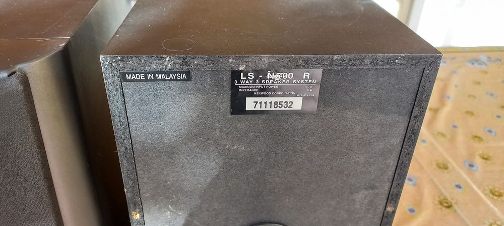 Enceintes 3 vois Kenwood 35 La Bouilladisse (13)