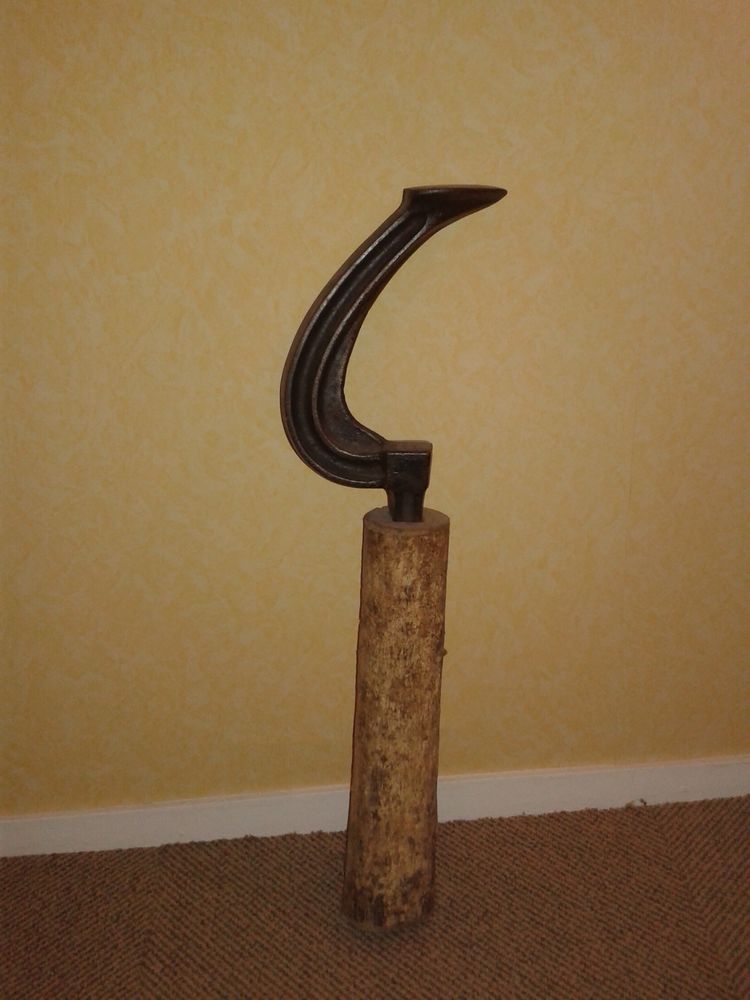 enclume en fonte de cordonnier  sur billot 15 Dijon (21)