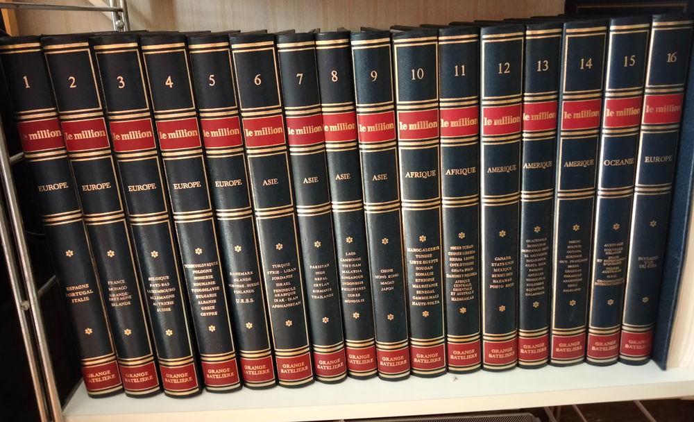 Encyclop�die Atlas Le Million, tous les pays du monde 0 Boulogne-Billancourt (92)