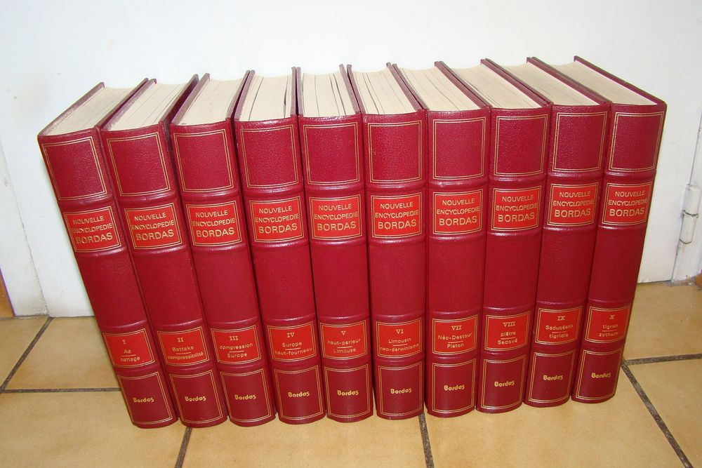 Encyclop�die BORDAS 10 vol. + Dictio.  Langue Fran�aise 1980 100 Gargenville (78)