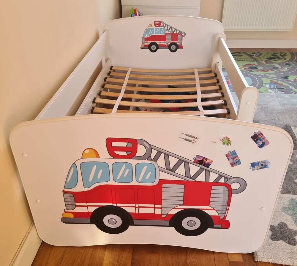 Lit enfant 80cm x 160 cm Pompier 50 Chennevi�res-sur-Marne (94)