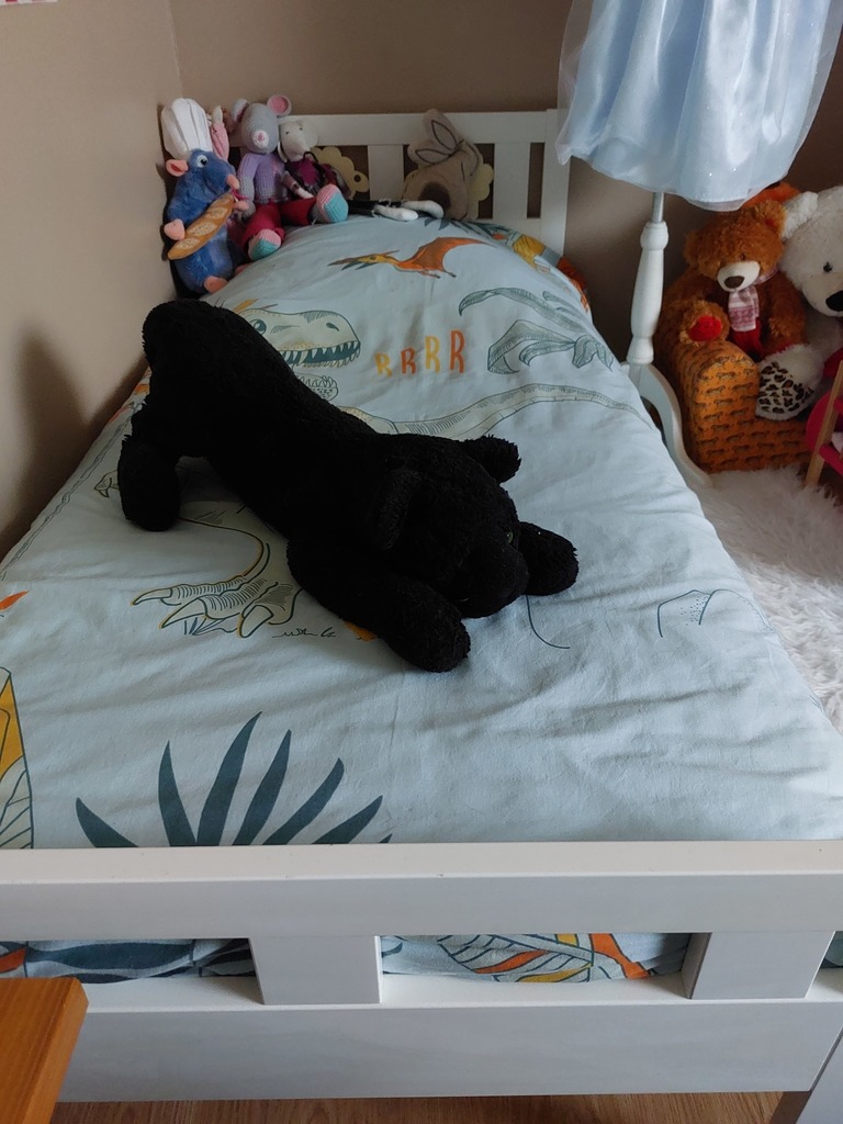 Lit enfant bois blanc avec matelas 50 Isneauville (76)