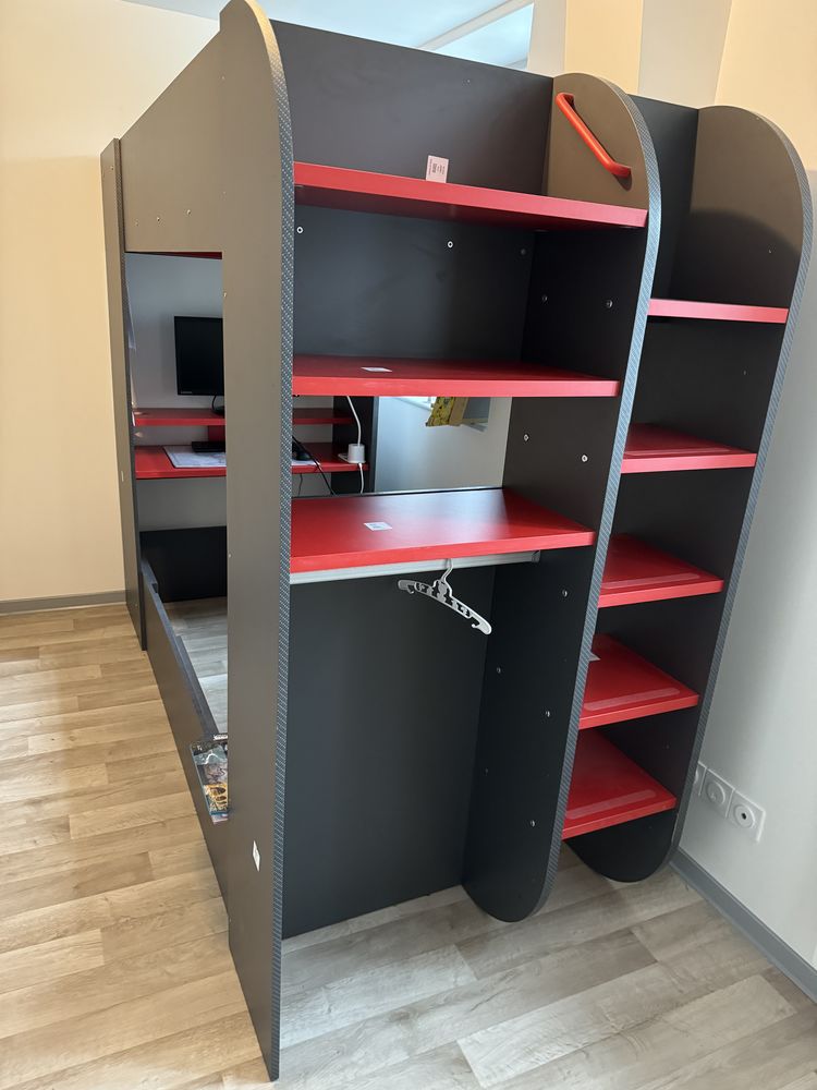 Lit enfant bureau mezzanine 500 Marvejols (48)