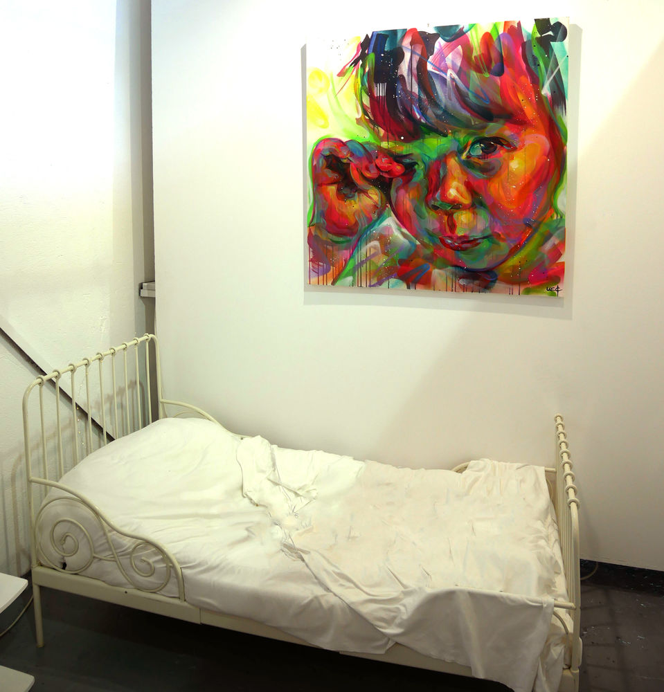 Lit enfant �volutif en fer forg� blanc  avec sommier + matel 30 Toulouse (31)