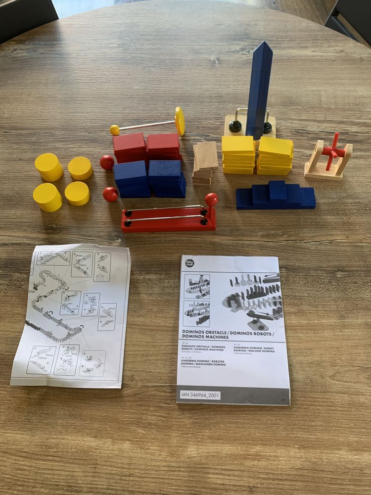 Jeu enfants Play Tive en bois     Dominos Obstac 8 Saleilles (66)