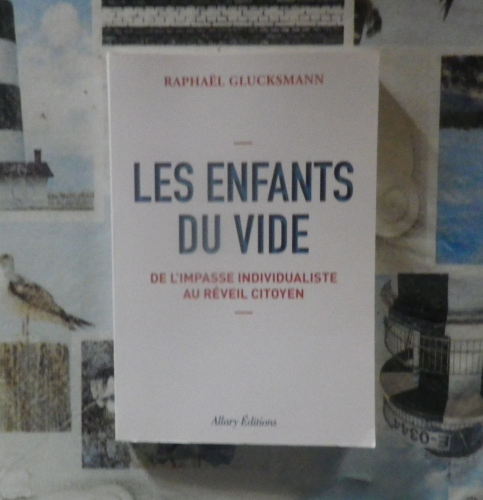 LES ENFANTS DU VIDE par Raphael GLUCKSMANN Ed. Allary 5 Bubry (56)