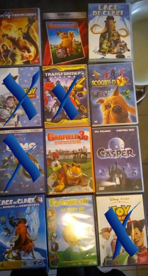 DVD enfants 5 Villeneuve-l�s-Avignon (30)