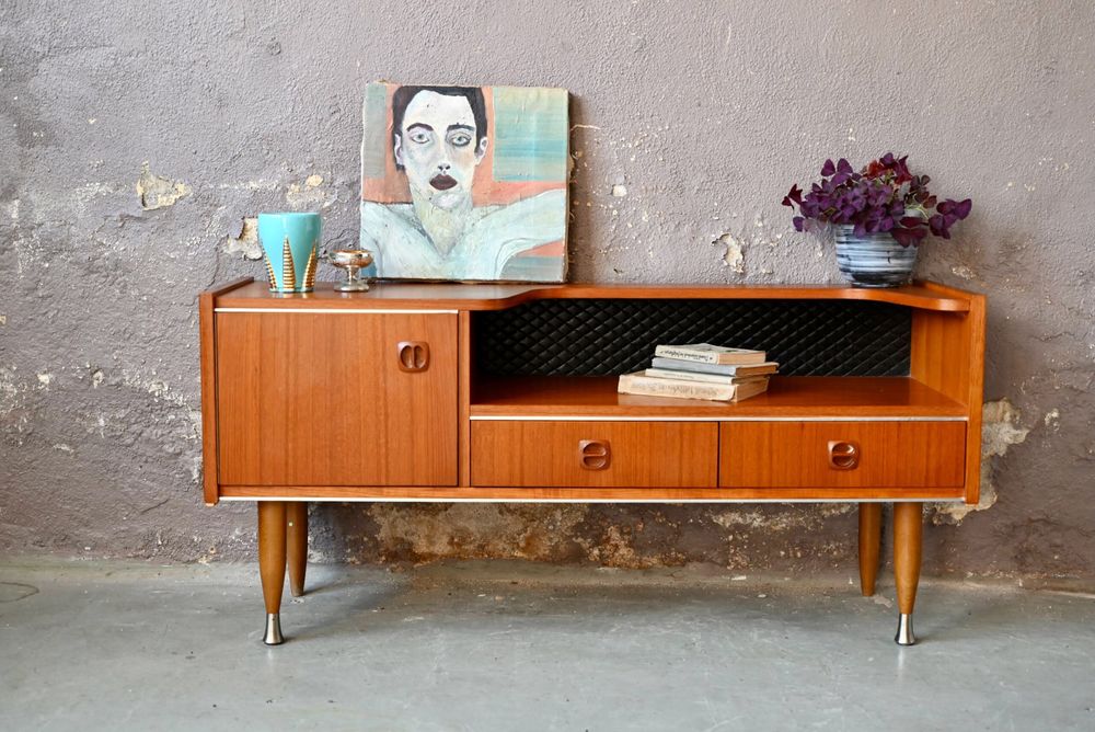 Enfilade vintage scandinave meuble bas t�l� tv hifi 460 Wintzenheim (68)