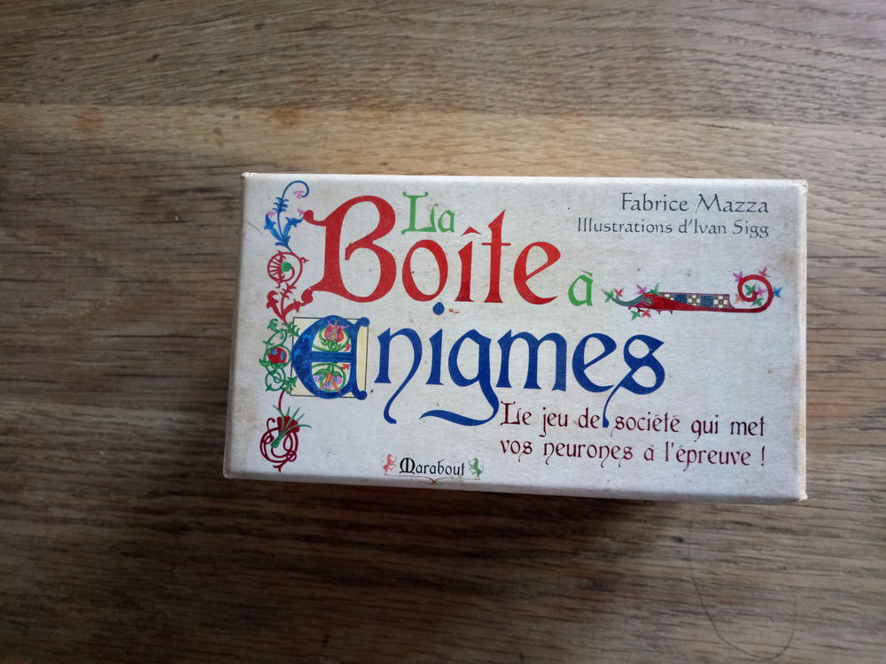 Jeu d'�nigmes La boite � Enigmes 6 Castanet-Tolosan (31)