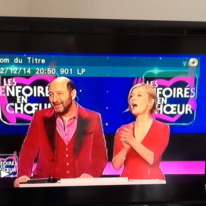 DVD enregistr� t�l� QUIZZ  LES ENFOIRES EN CHOEURS  5 Saint-Etienne (42)