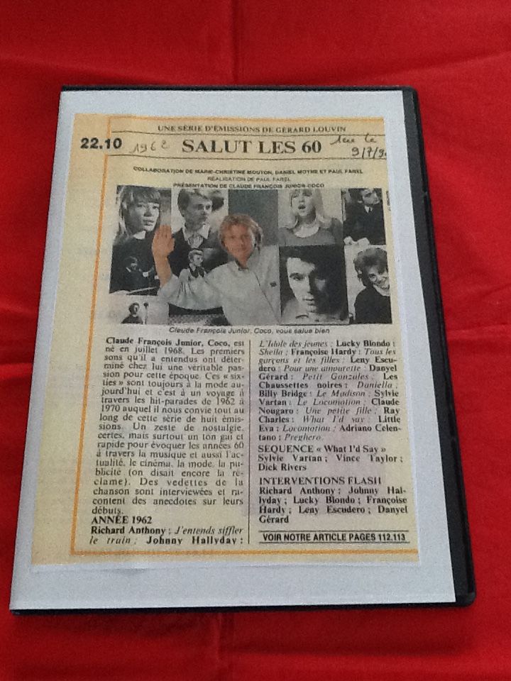 DVD enregistr�s t�l�  SALUT LES 60  5 Saint-Etienne (42)