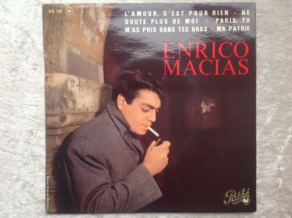 ENRICO MACIAS 4 TITRES DISQUE TR�S BON �TAT 3 Tr�gunc (29)