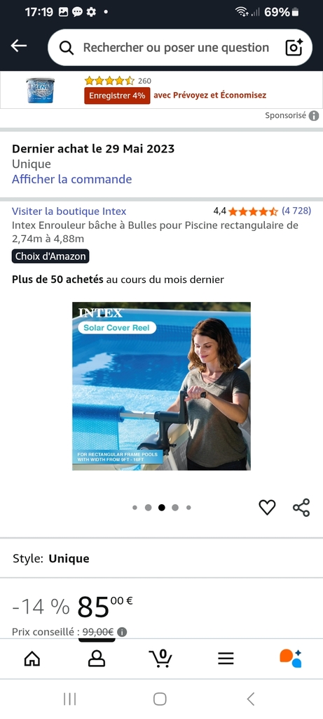 Enrouleur � b�che solaire pour piscine rectangulaire 45 Romans-sur-Is�re (26)