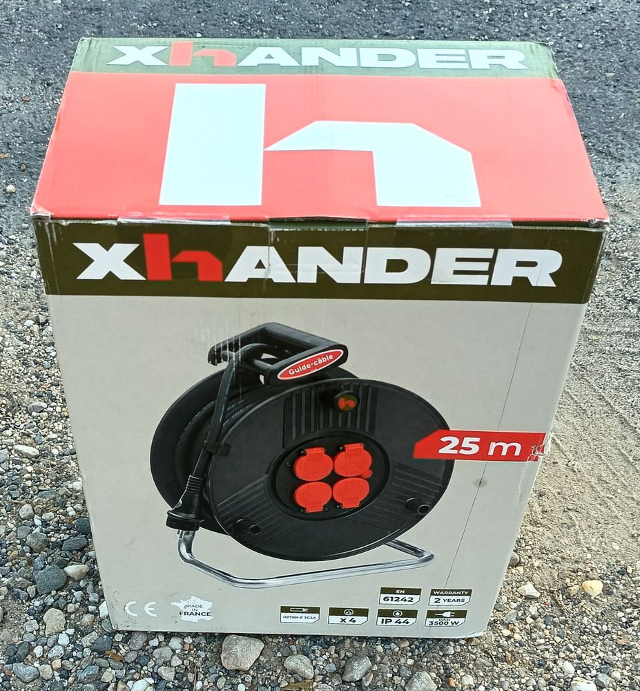 Enrouleur de c�ble �lectrique 3x2.5 25m xhander 80 Saint-Jean-de-Fos (34)