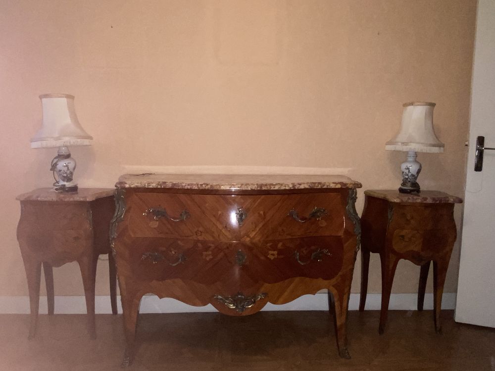 Ensamble Commode et Tables de chevet Louis XV 1400 Bobigny (93)