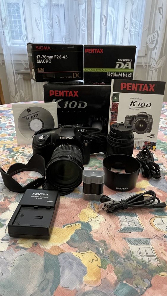 Ensemble appareil photo reflex Pentax K10 250 Chalon-sur-Sa�ne (71)