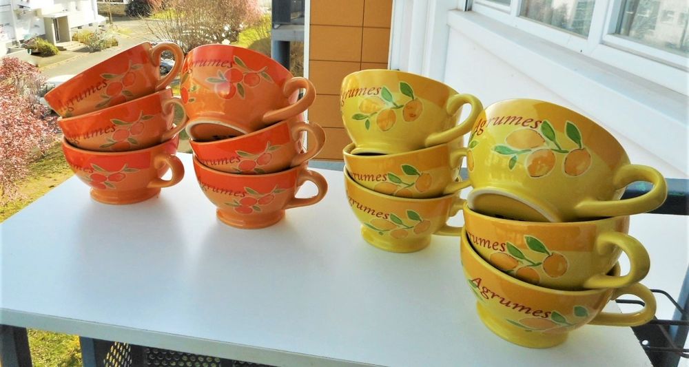 ensemble de 12 belles coupes � fruits OU 6 + 6 avec poign�es 10 Angers (49)