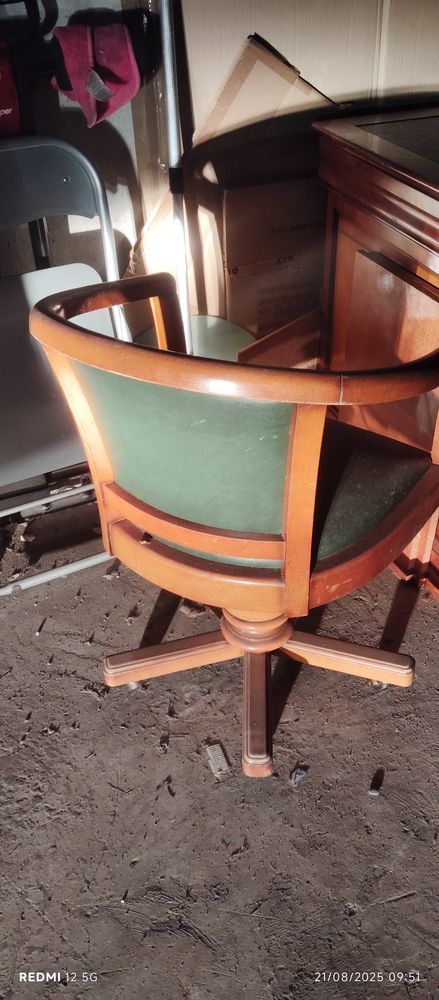 Ensemble biblioth�que bureau fauteuil merisier 120 Mouans-Sartoux (06)