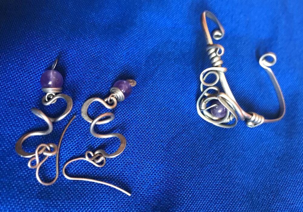 Ensemble bracelet et boucles d'oreilles 20 Le Vigan (30)