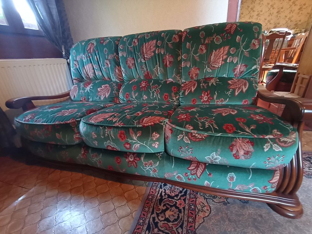 Ensemble canap� 3p non convertible et deux fauteuil 300 Bacqueville-en-Caux (76)