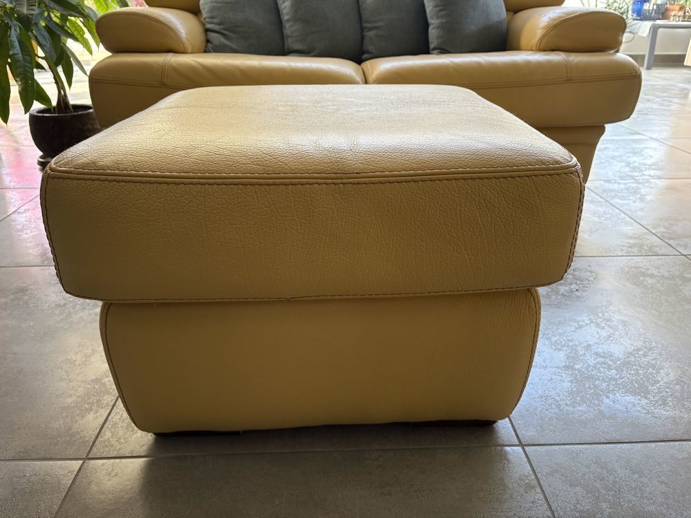 ensemble, canap�, fauteuil, bouffe, 4 places, cuir buffle 230 Bey (71)