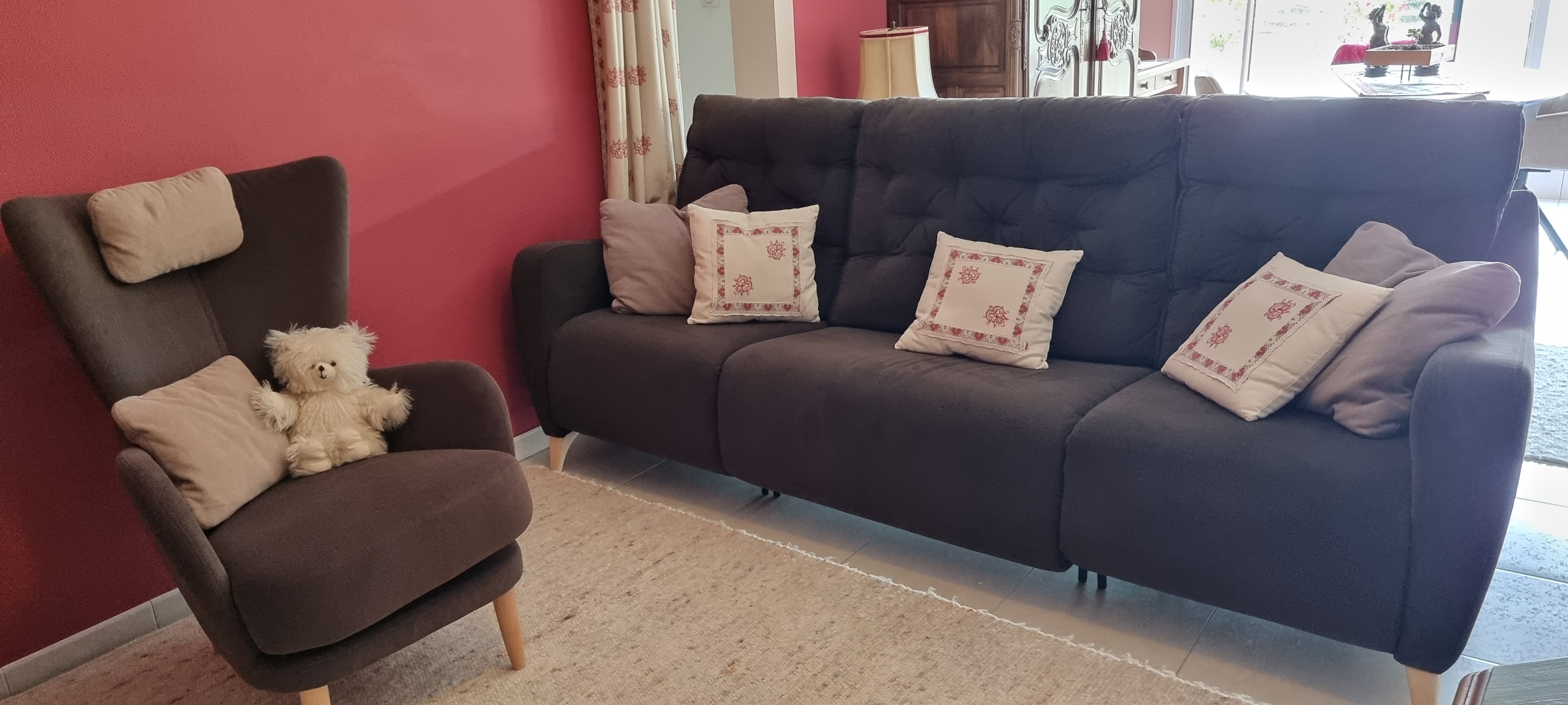 : Ensemble canap� et 2 fauteuils contemporains 2500 Soultzbach-les-Bains (68)