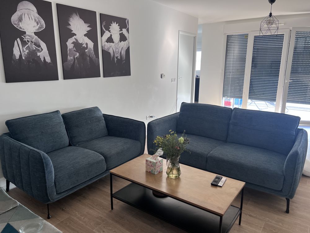 Ensemble Canap�s bleu canard 750 Bordeaux (33)