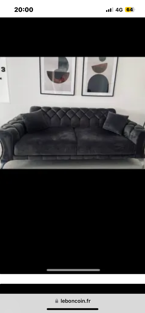 Ensemble 2 canap�s et un fauteuil 1100 Arnas (69)