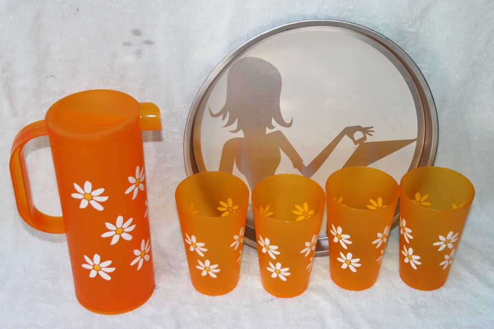 Ensemble carafe + verre d'eau 2 Montigny-Lencoup (77)