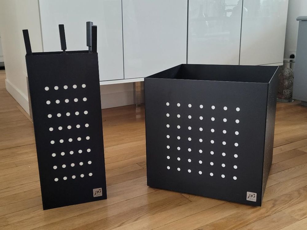 Ensemble casier roulant et accessoires pour chemin�e / po�le 80 Lisieux (14)