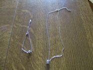 Ensemble cha�ne et bracelet avec petite boule 0 M�rignies (59)