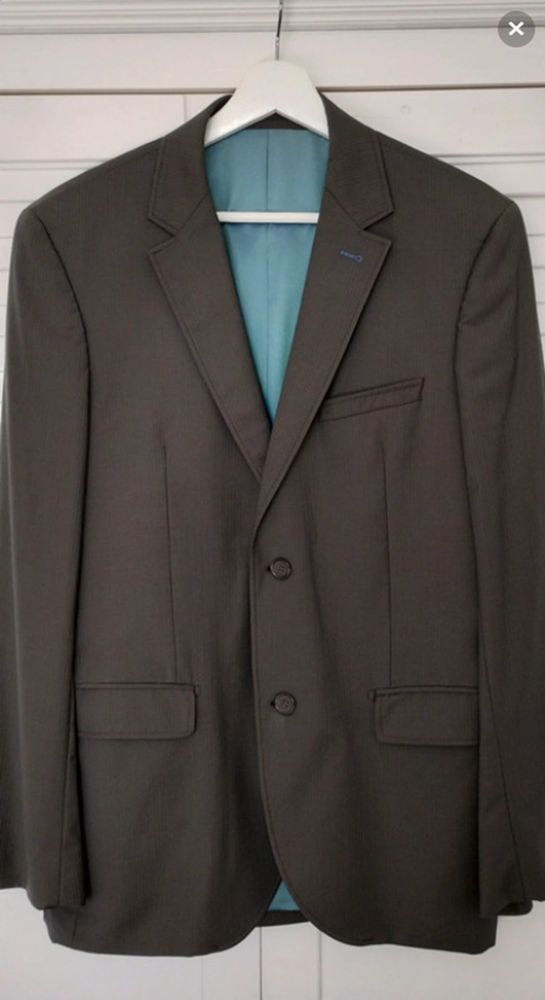 Ensemble de Costume Gris-Bleu > T50 & 40 / 80% Laine 15 Maureilhan (34)