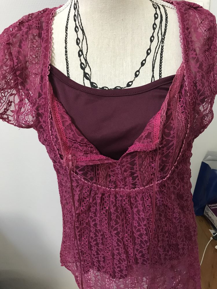 ENSEMBLE DEBARDEUR + TEE SHIRT LONG  T. S 6 Saint-Genis-Laval (69)