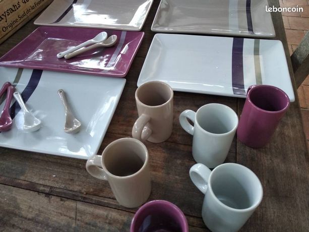 Ensemble a dessert caf� 6 pi�ces Bruneau 15 Montpellier (34)