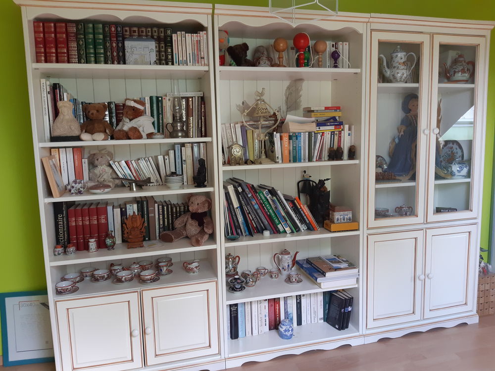 Ensemble de 3 �l�ments biblioth�que 300 Saint-Pathus (77)