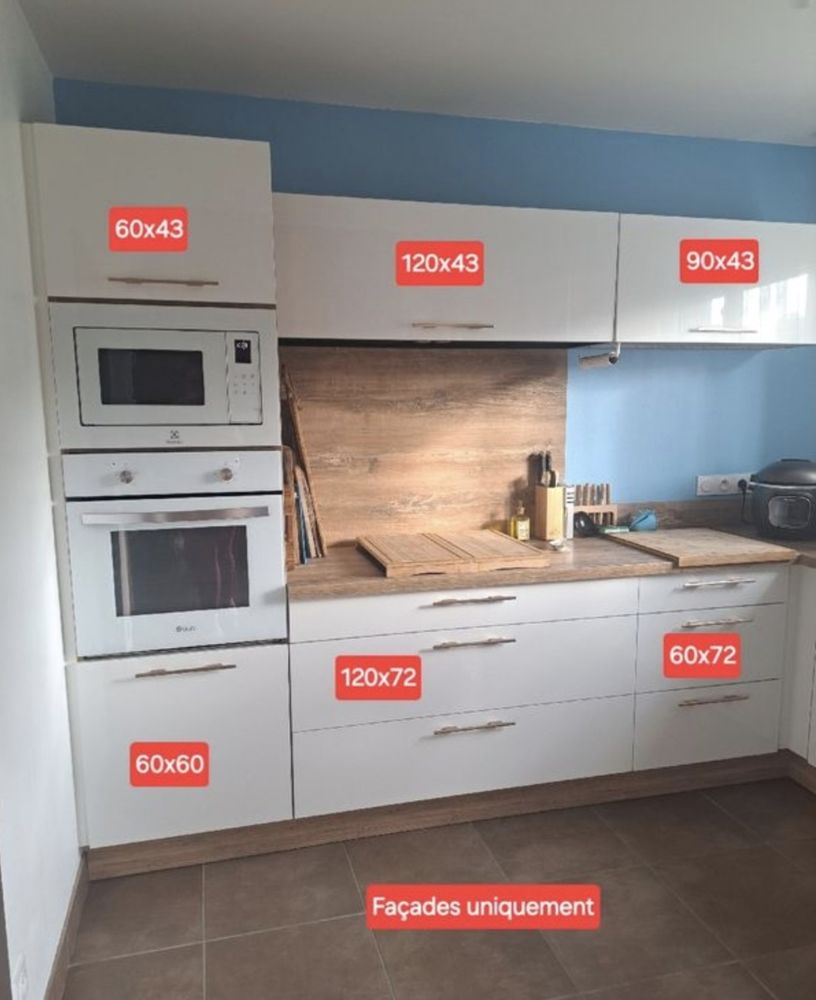 Ensemble de fa�ades Cuisinella 850 Branne (33)