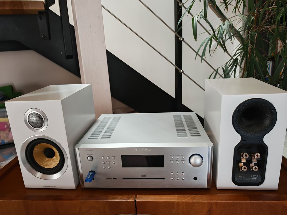 Ensemble hifi ampli Rotel+ 2 enceintes B & W 600 La Rivi�re-Drugeon (25)