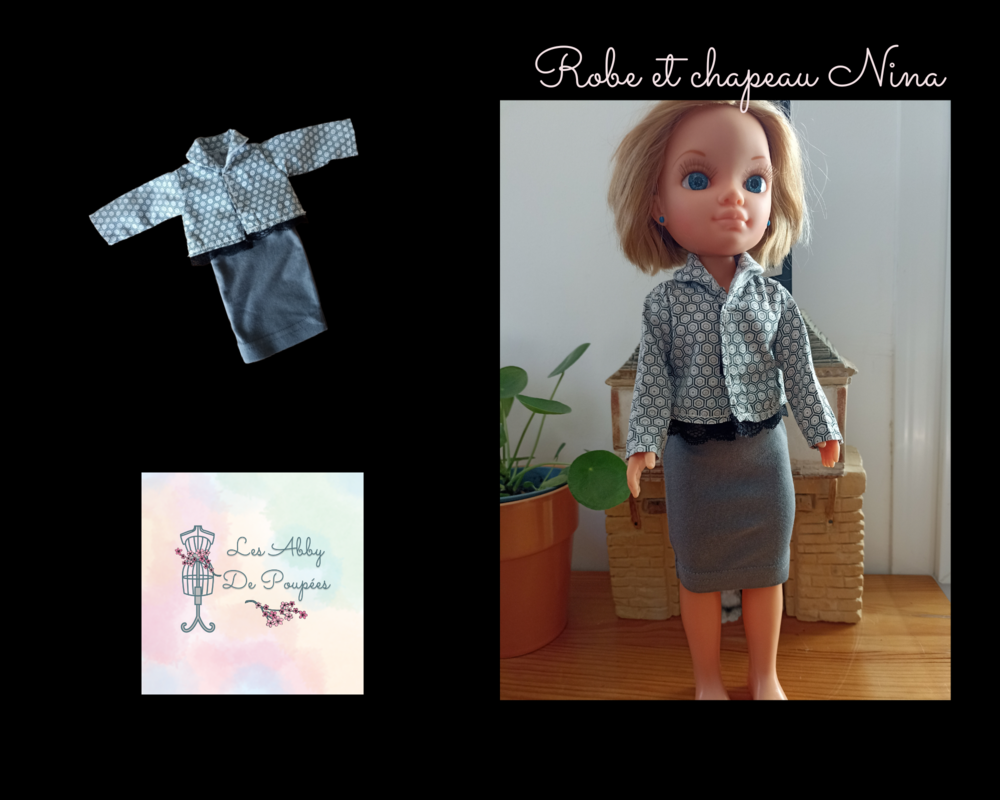 Ensemble Izzie pour poupée Nancy 6 Périgny (17)
