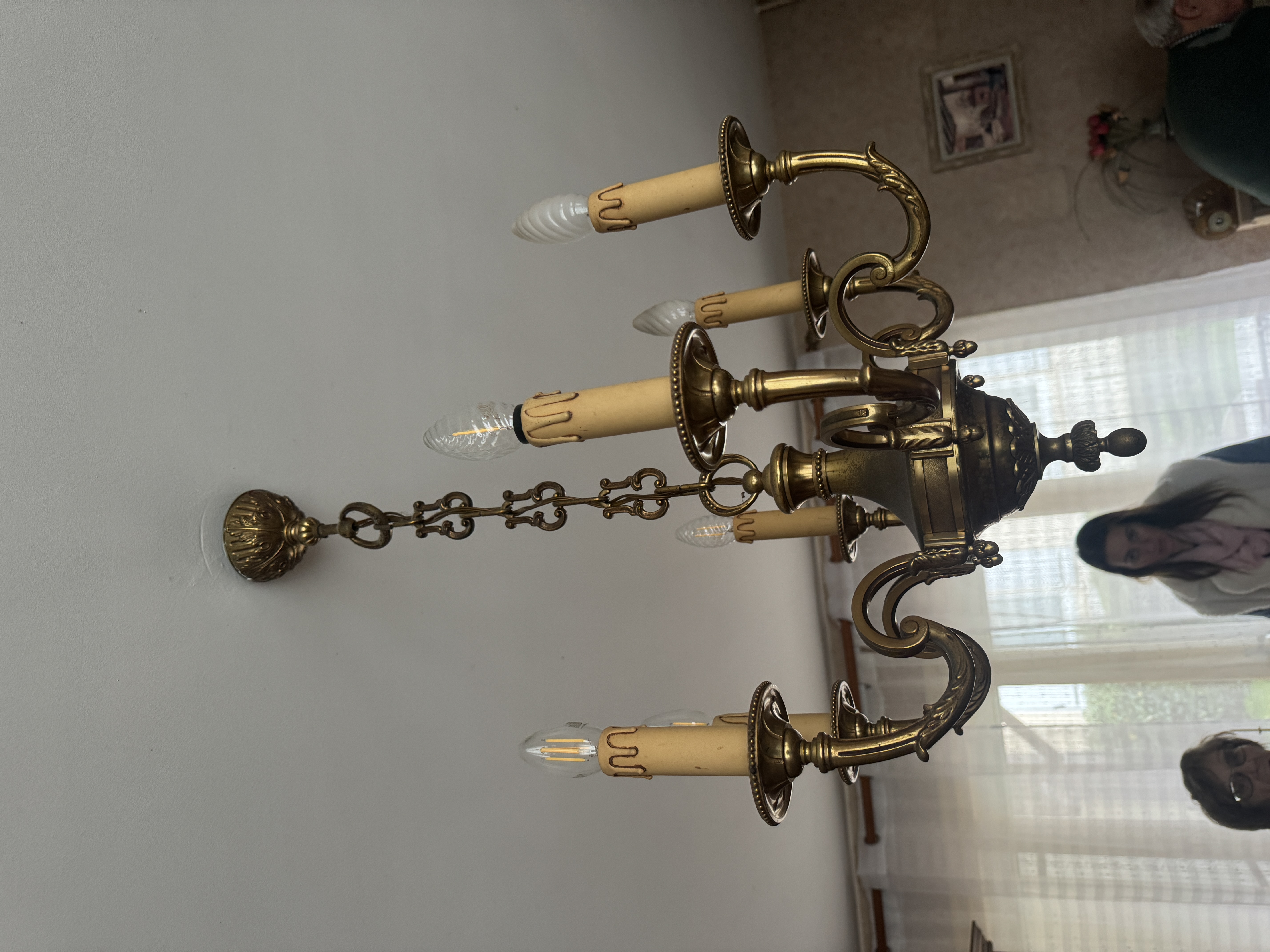 Ensemble de Lustres en Bronze - 1 Plafond & 2 Appliques Mura 100 Rochefort (17)